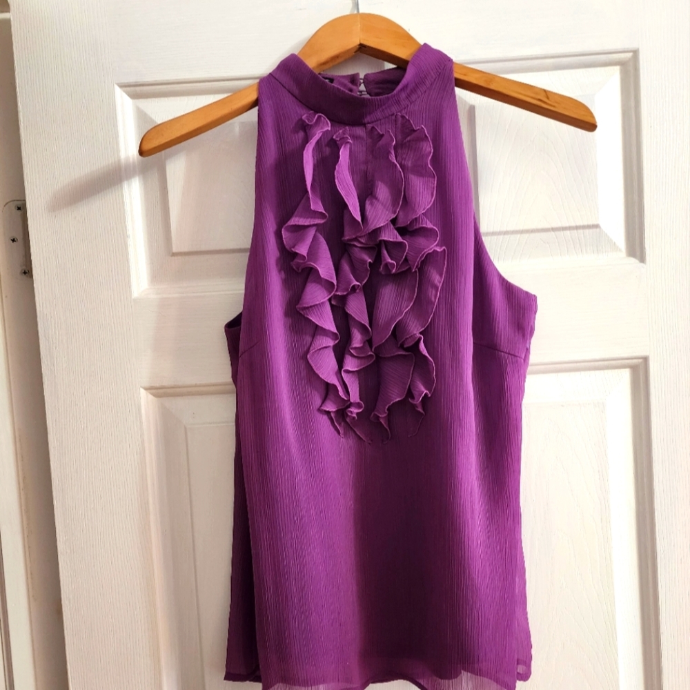 Esprit women's purple top size S